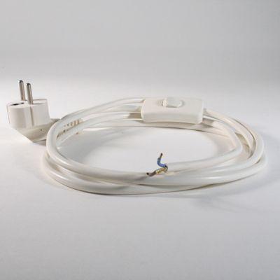 Nedis Câble d'alimentation bipolaire C7 blanc - 3 mètres - Câble Secteur -  Garantie 3 ans LDLC